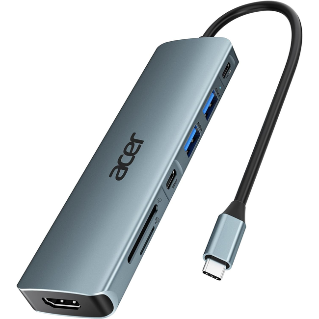 Acer 7 in 1 USB-C Hub - (UCN3273) - (HDMI, SD/Micro SD, 2x USB-C, 2x USB 3.0)