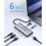 UtechSmart 6 in 1 USB-C Hub - (UCN3273) - (HDMI, Ethernet, 3x USB 3.0)