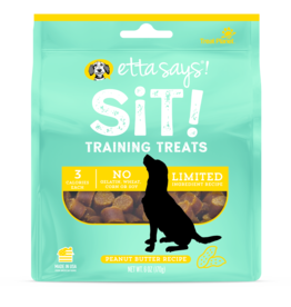 Etta Says Etta Says! Sit! Training Treat: Peanut Butter, 6 oz