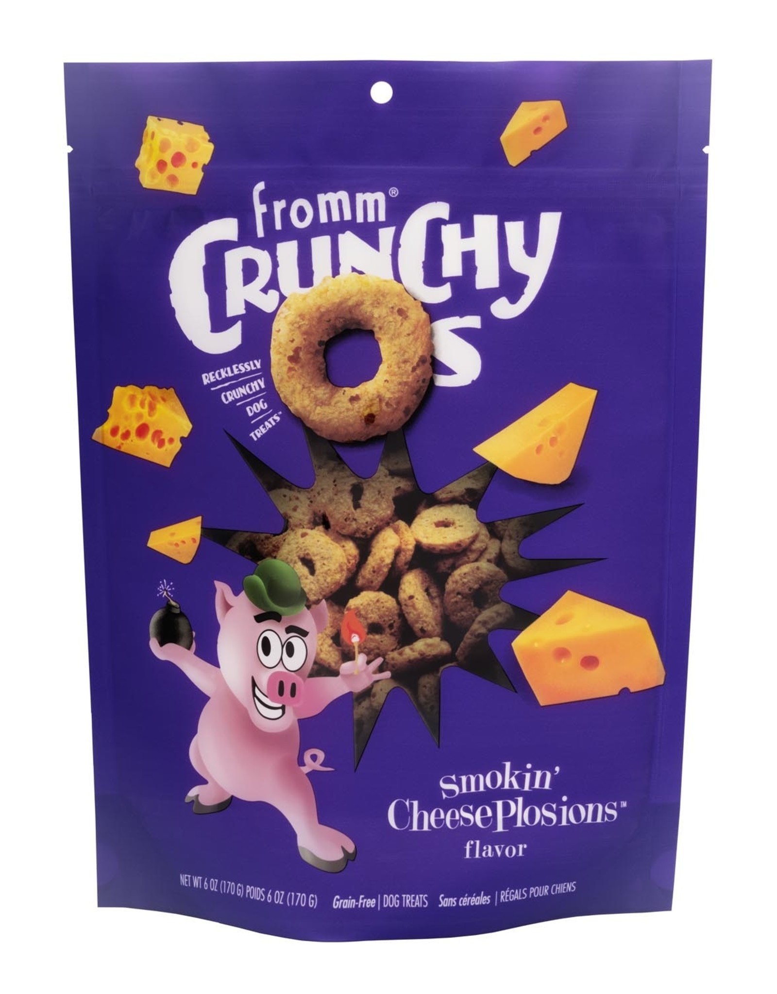 Fromm Fromm Crunchy O's: Smokin' Cheeseplosions, 6 oz