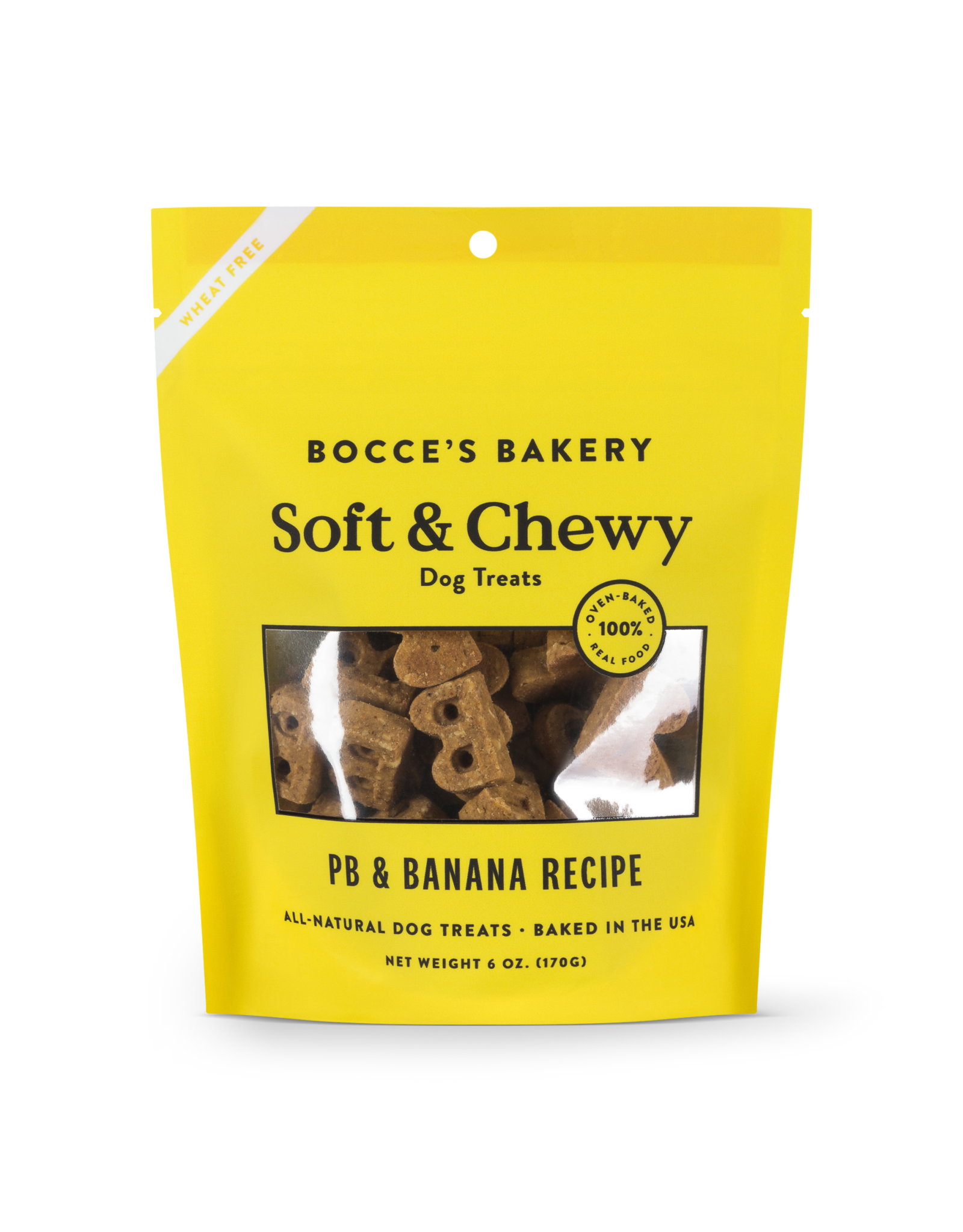 Bocce's Bakery Bocce's Bakery: Soft & Chewy Peanut Butter Banana, 6 oz