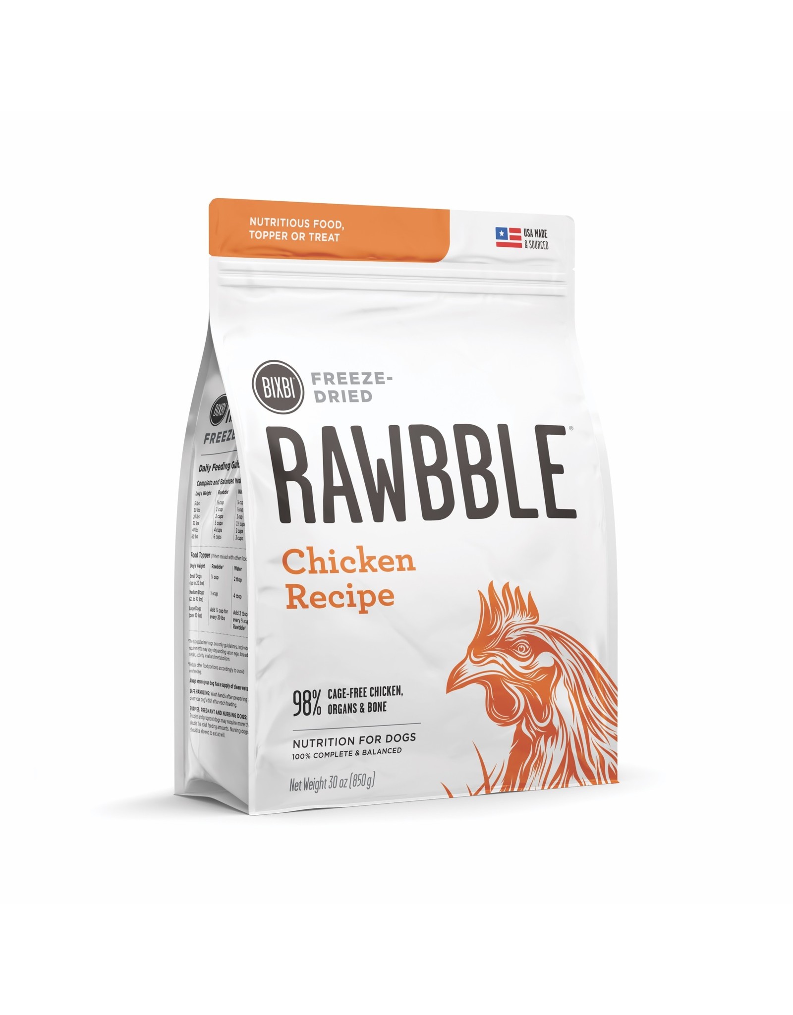 Bixbi Bixbi Rawbble Freeze Dried: Chicken