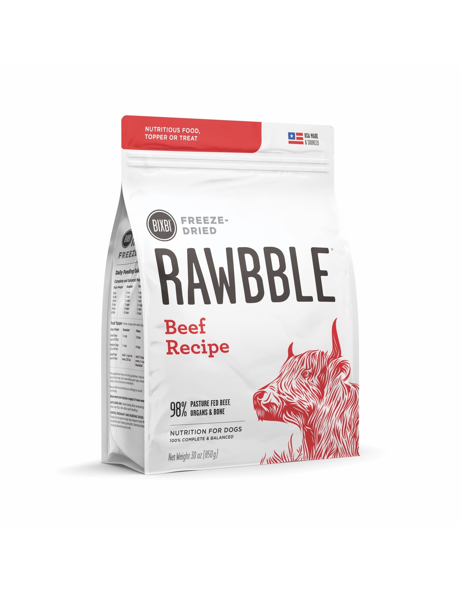 Bixbi Bixbi Rawbble Freeze Dried: Beef