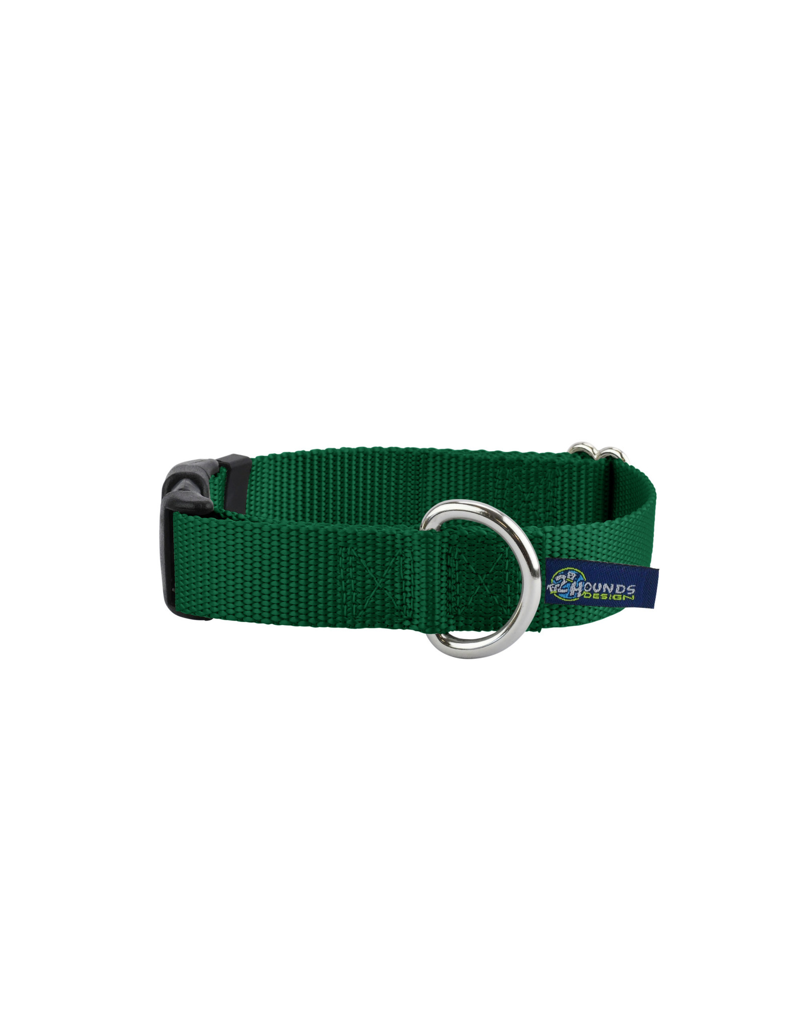 2 Hounds Design Buckle Collar: Kelly Green, 1" M