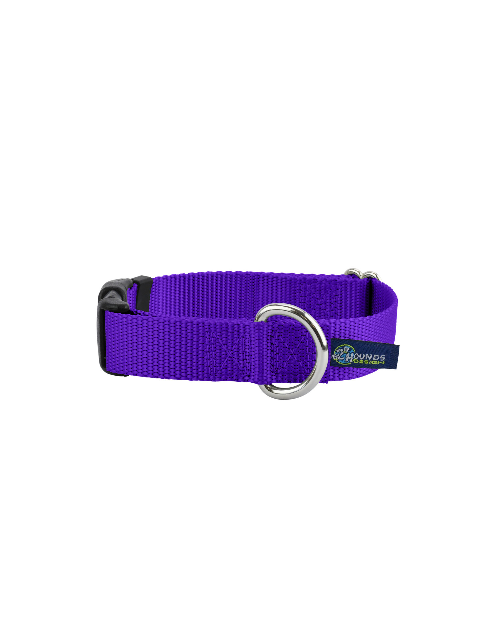 2 Hounds Design Buckle Collar: Purple, 5/8" S