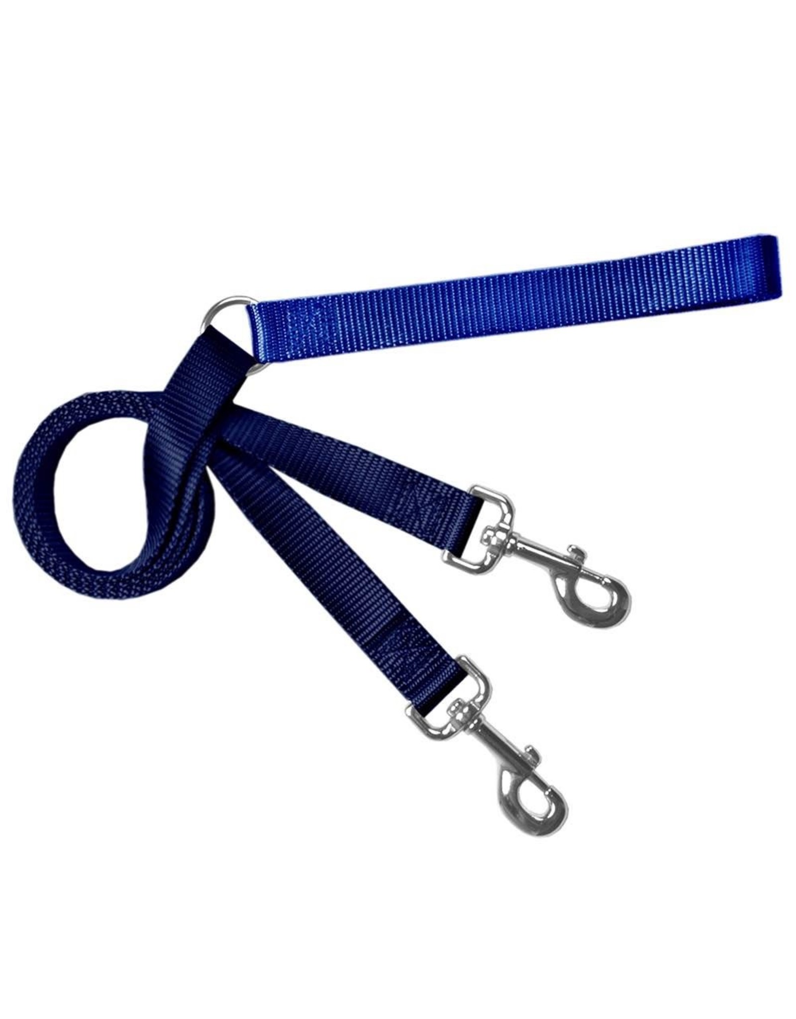 2 Hounds Design Double Connection Training Lead: Navy, 5/8"