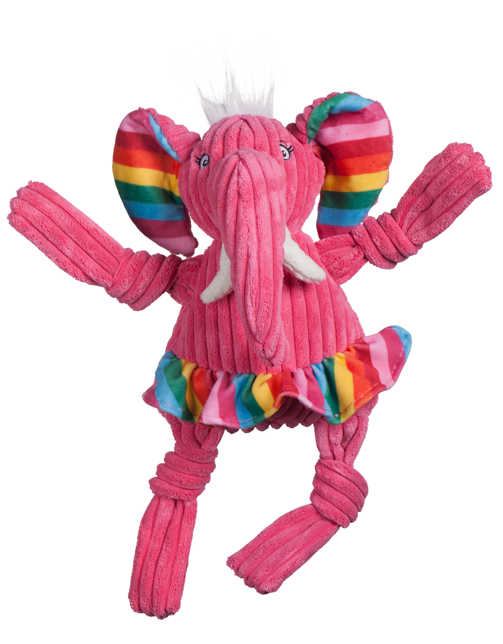 Hugglehounds Rainbow Elephant:, L