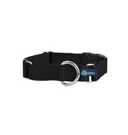 2 Hounds Design Martingale w/ buckle: Black, 5/8" S