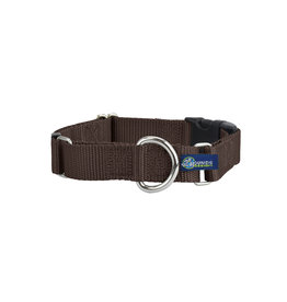 2 Hounds Design Martingale w/ buckle: Brown, 1" XL