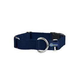 2 Hounds Design Martingale w/ buckle: Navy, 1" L