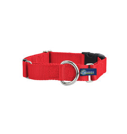 2 Hounds Design Martingale w/ buckle: Red, 1" L