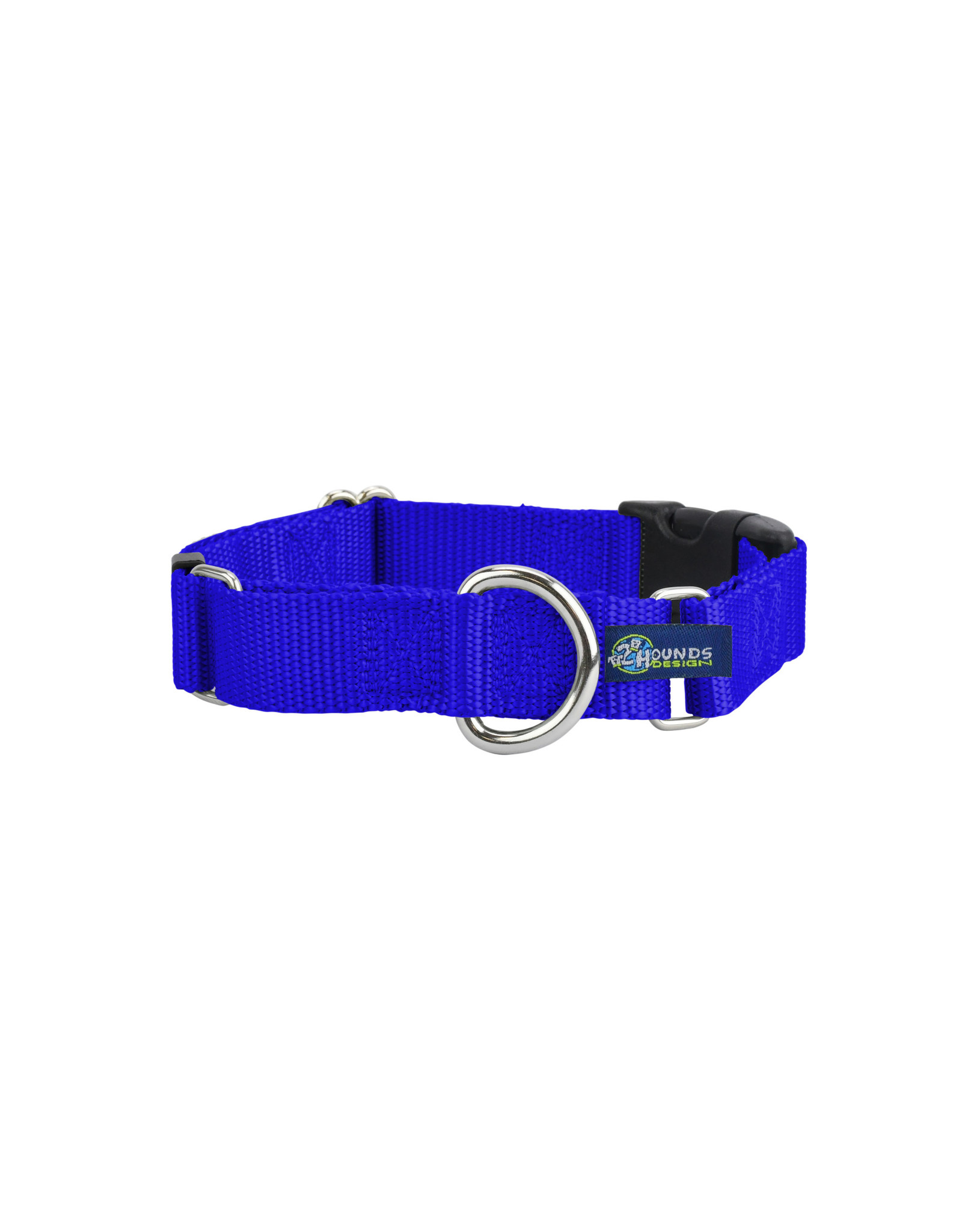 2 Hounds Design Martingale w/ buckle: Royal Blue, 1" M