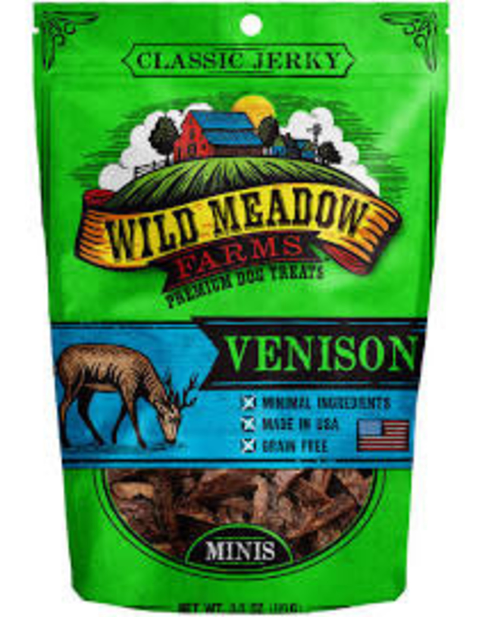 Wild Meadow Farms Wild Meadow Farms Classic Minis: Venison, 3.5 oz