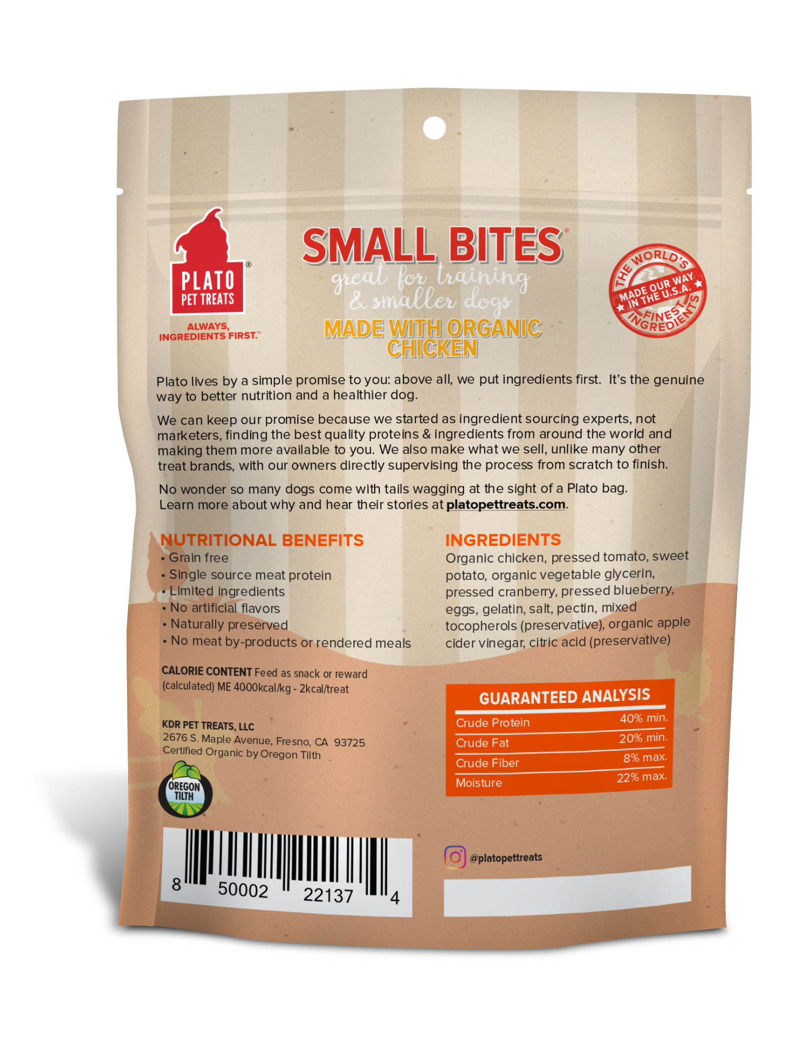 Plato Plato Small Bites: Organic Chicken, 6 oz