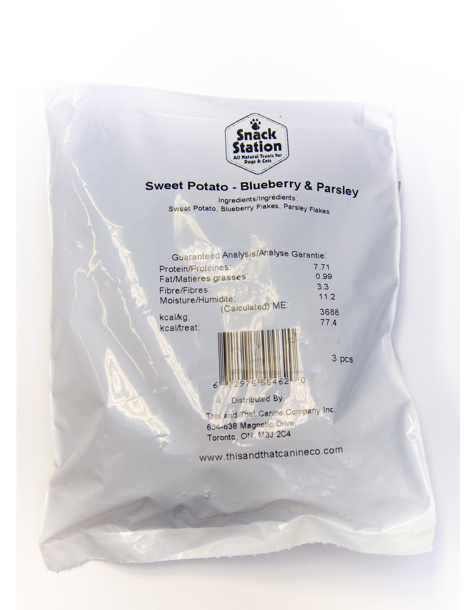This & That This & That: Sweet Potato Blueberry Chews, 3 pack