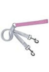 2 Hounds Design Double Connection Training Lead: Rose Pink, 1