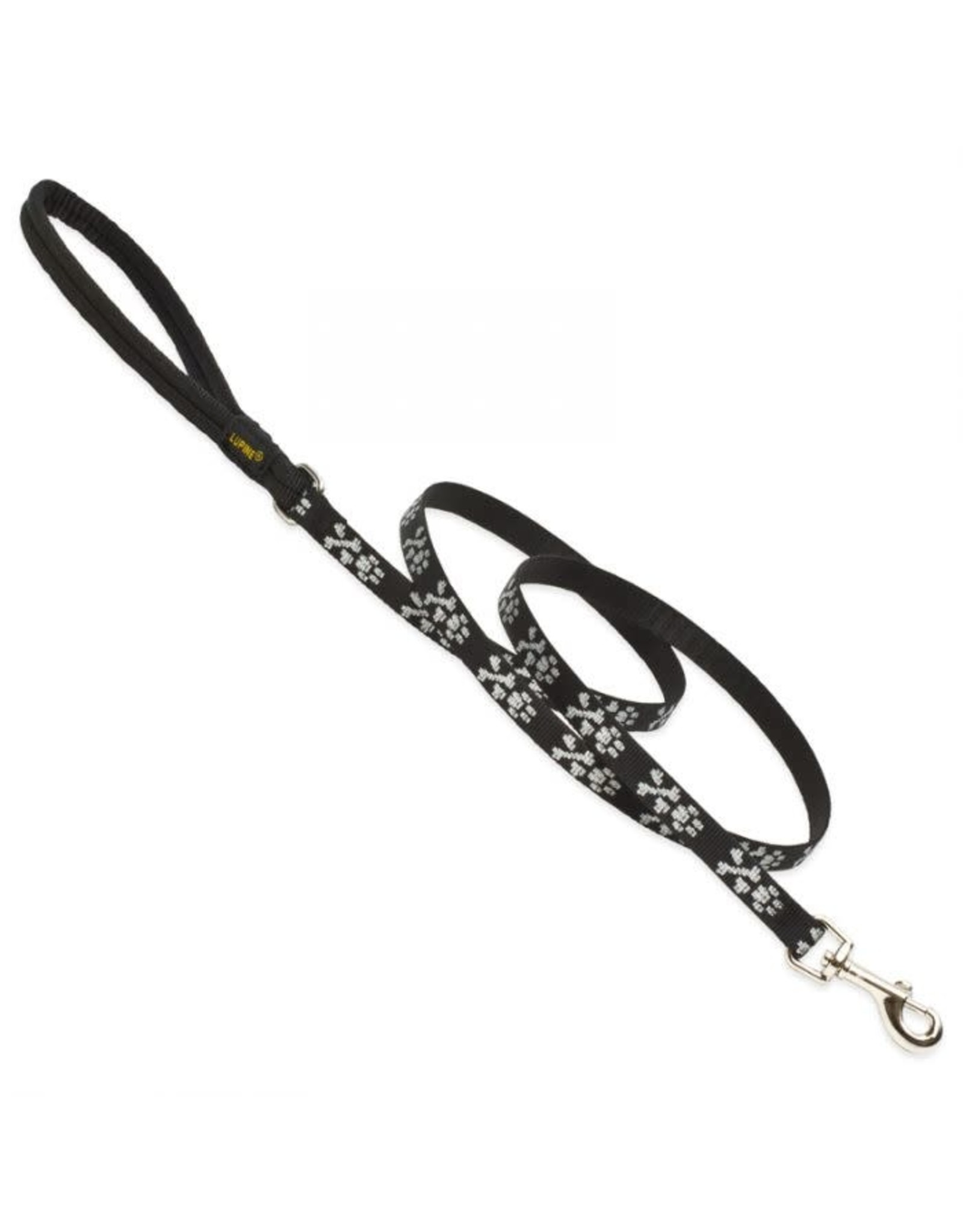 Lupine Lupine Bling Bonz Leash: 1/2 in wide, 6 ft