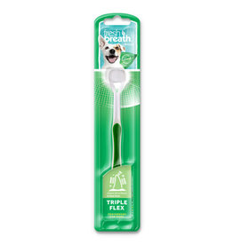 Tropiclean Fresh Breath Triple Flex Toothbrush: toothbrush, Large