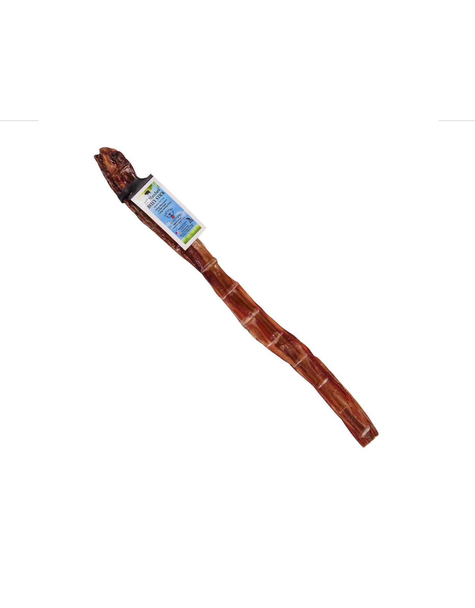 Natural Cravings Natural Cravings Bully Stick: Standard Steer, 12 inch