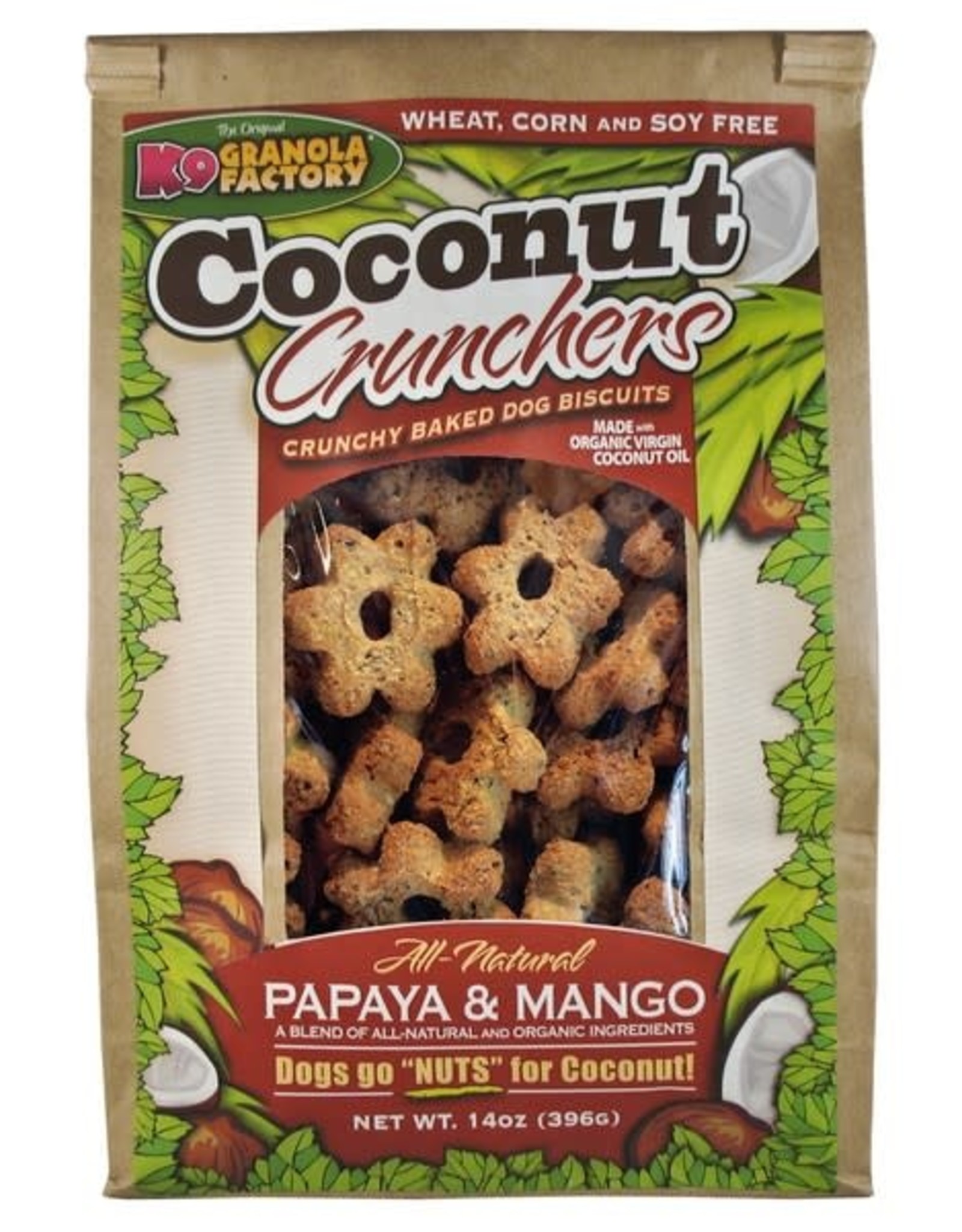 K9 Granola Factory K9 Granola Factory Coconut Crunchers: Papaya & Mango, 14 oz