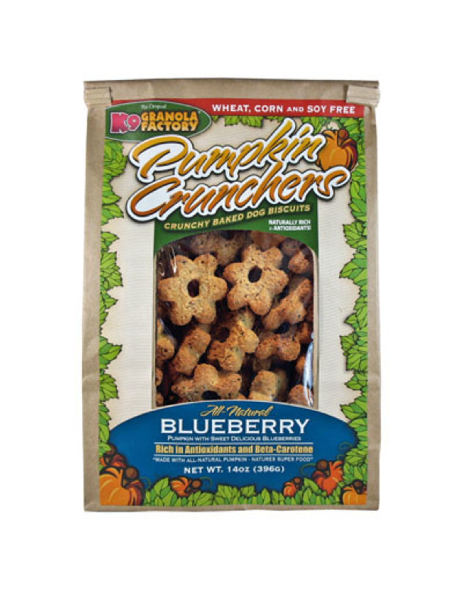 K9 Granola Factory K9 Granola Factory Pumpkin Crunchers: Blueberry, 14 oz