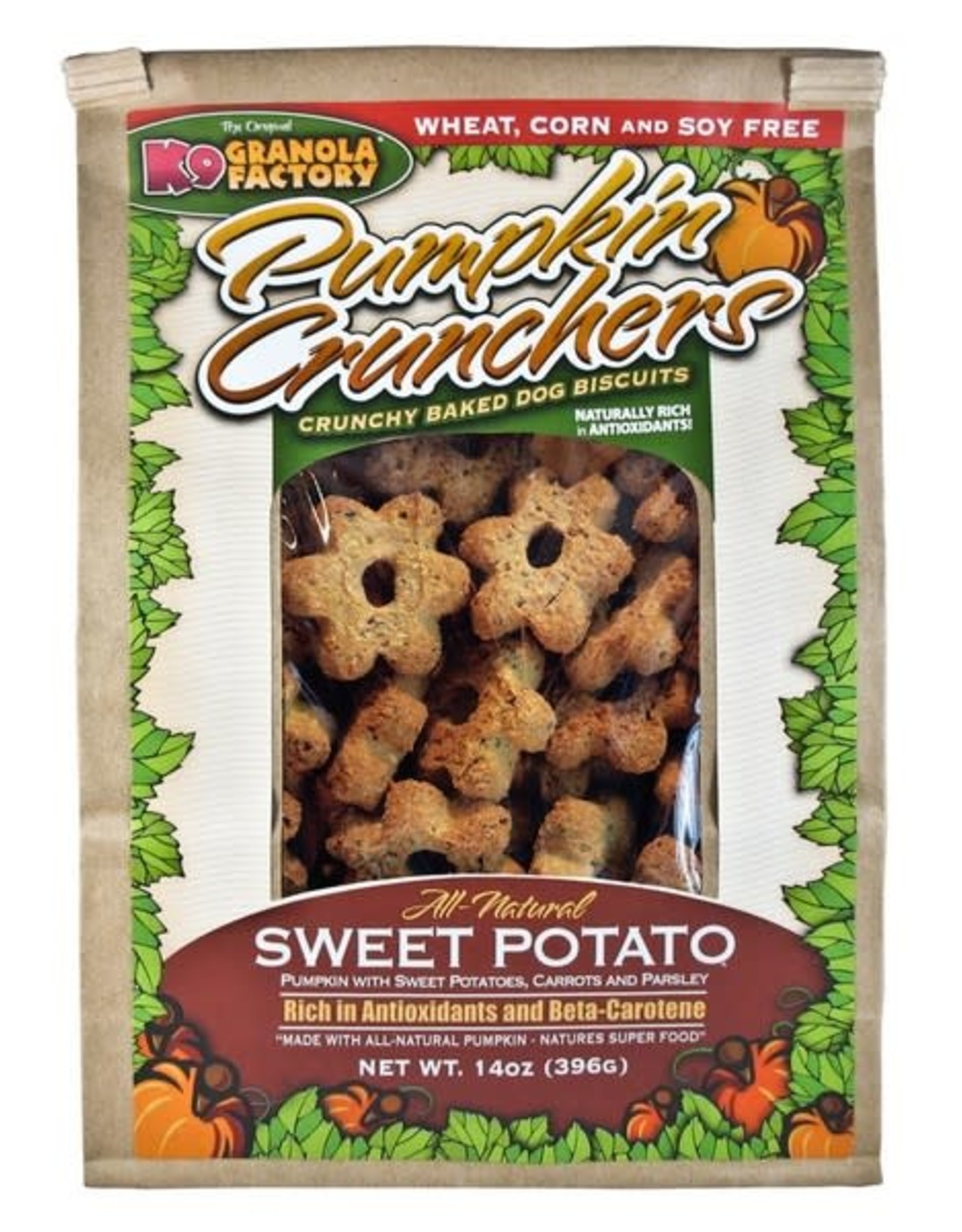 K9 Granola Factory K9 Granola Factory Pumpkin Crunchers: Sweet Potato, 14 oz