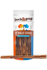 Jack & Pup Jack & Pup Bully Stick: 3 pack, 12 inch