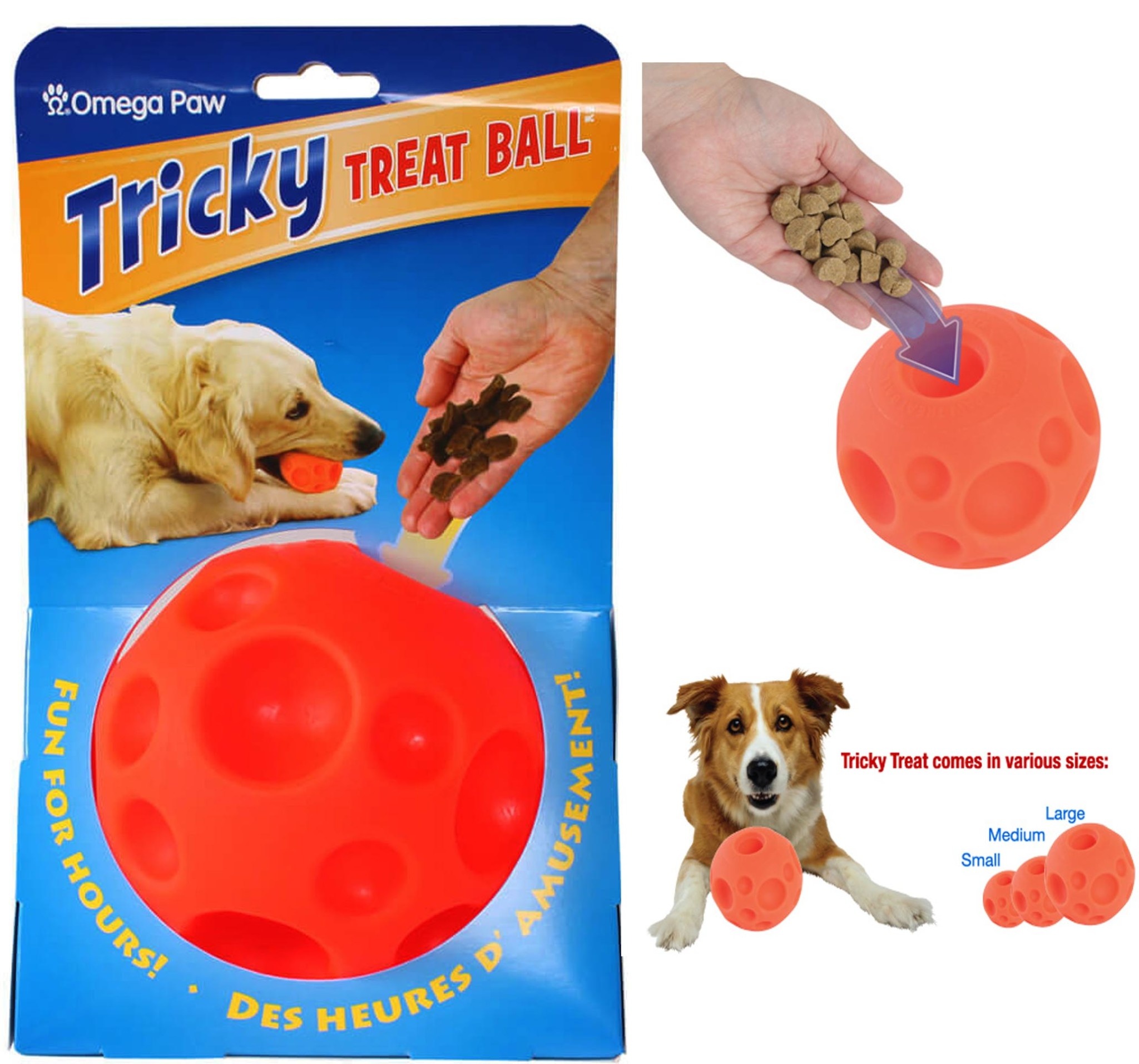 Omega Paw Small Tricky Treat Ball