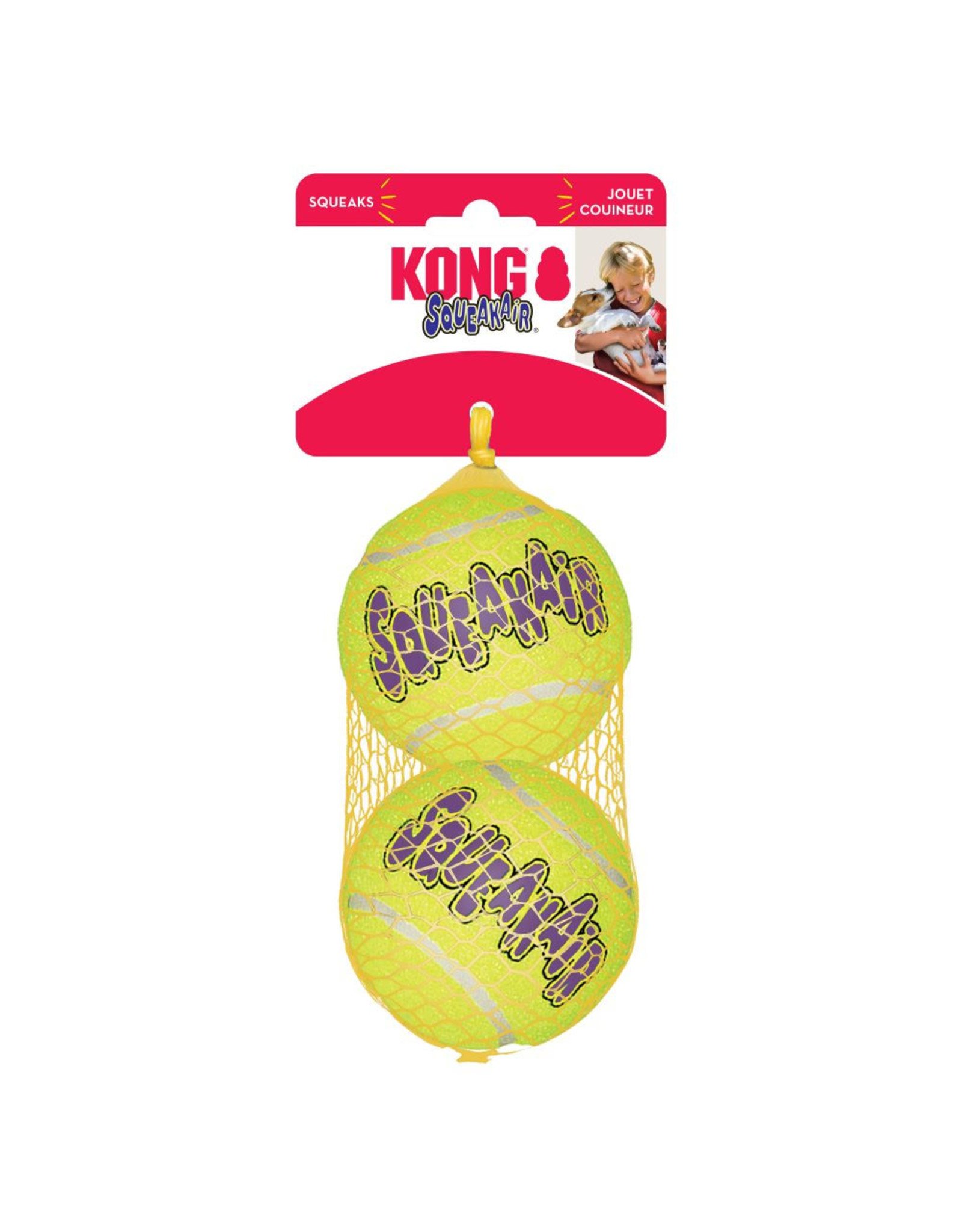 Kong Kong Air Squeaker Ball: 2 pk, L