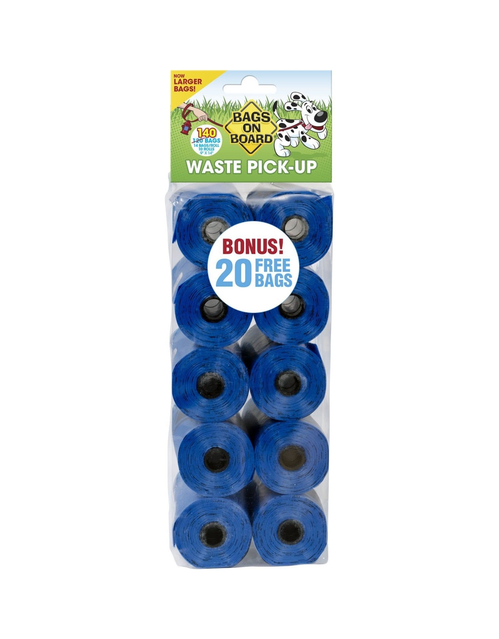 Bags On Board Poop Bags: Blue, 140 bags