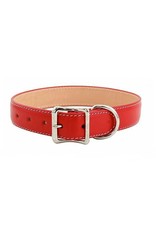 Auburn Leathercrafters Dover Court Collar: red, 1 1/4" x 26