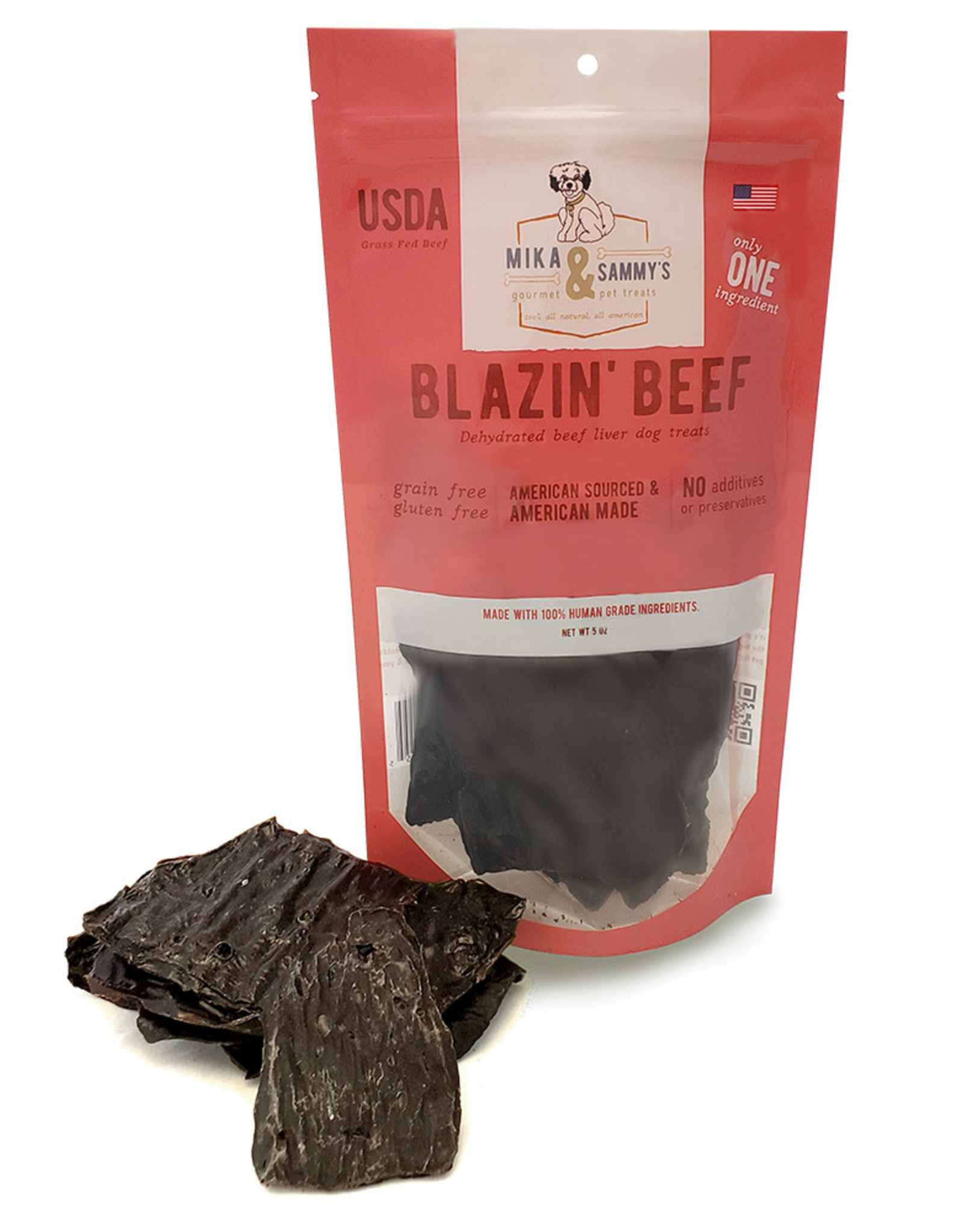 Mika & Sammy's Gourmet Pet Treats Mika & Sammy's: Blazin' Beef, 5 oz