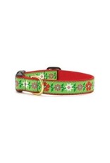 Up Country Christmas Pointsetta Collar: Narrow, M