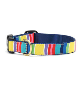 Up Country Colorful Stripe Collar: Narrow, S