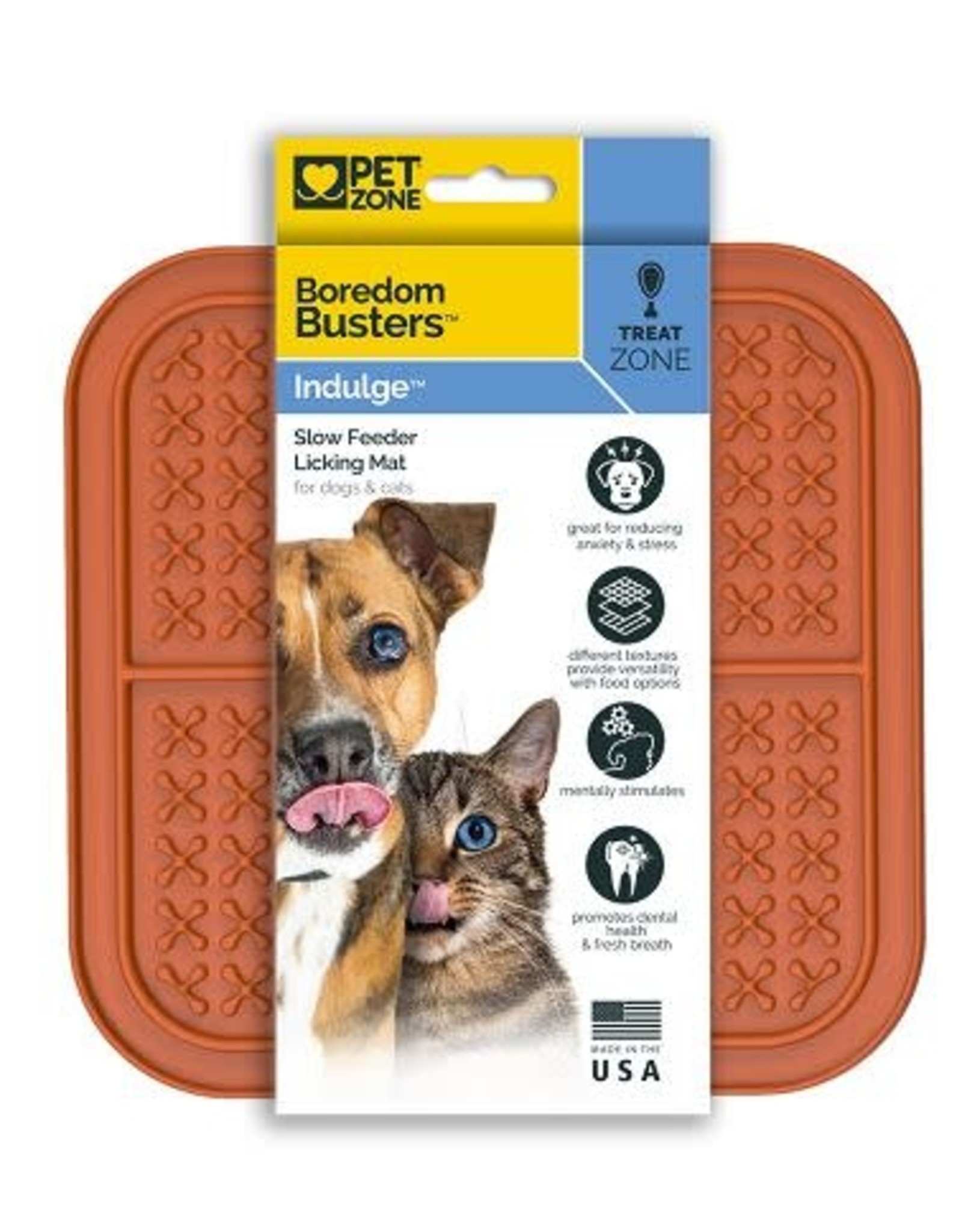 Hyper Pet Hyper Pet Induldge Lick Mat: S, Orange