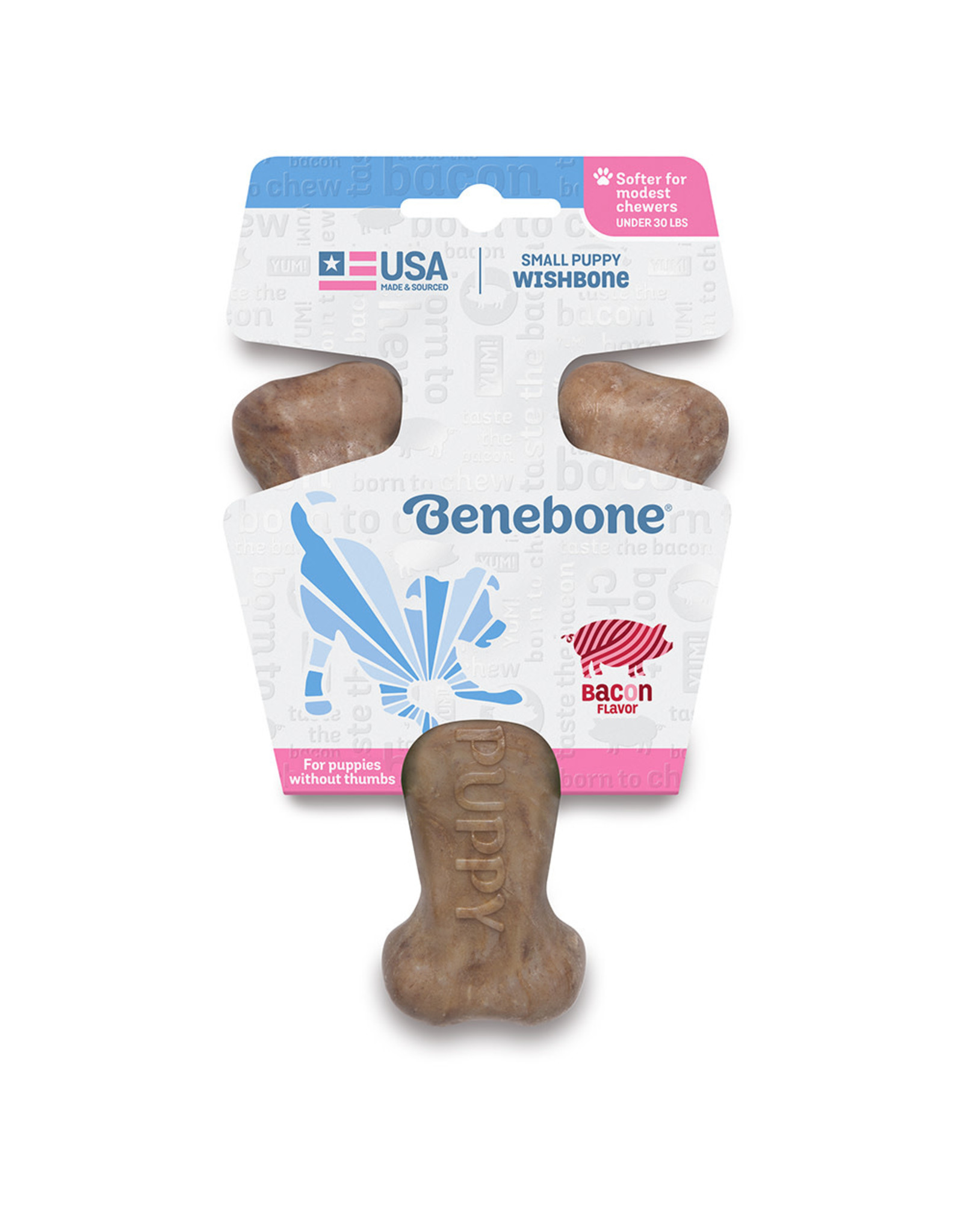 Benebone Benebone Wishbone Chew: Bacon, Puppy