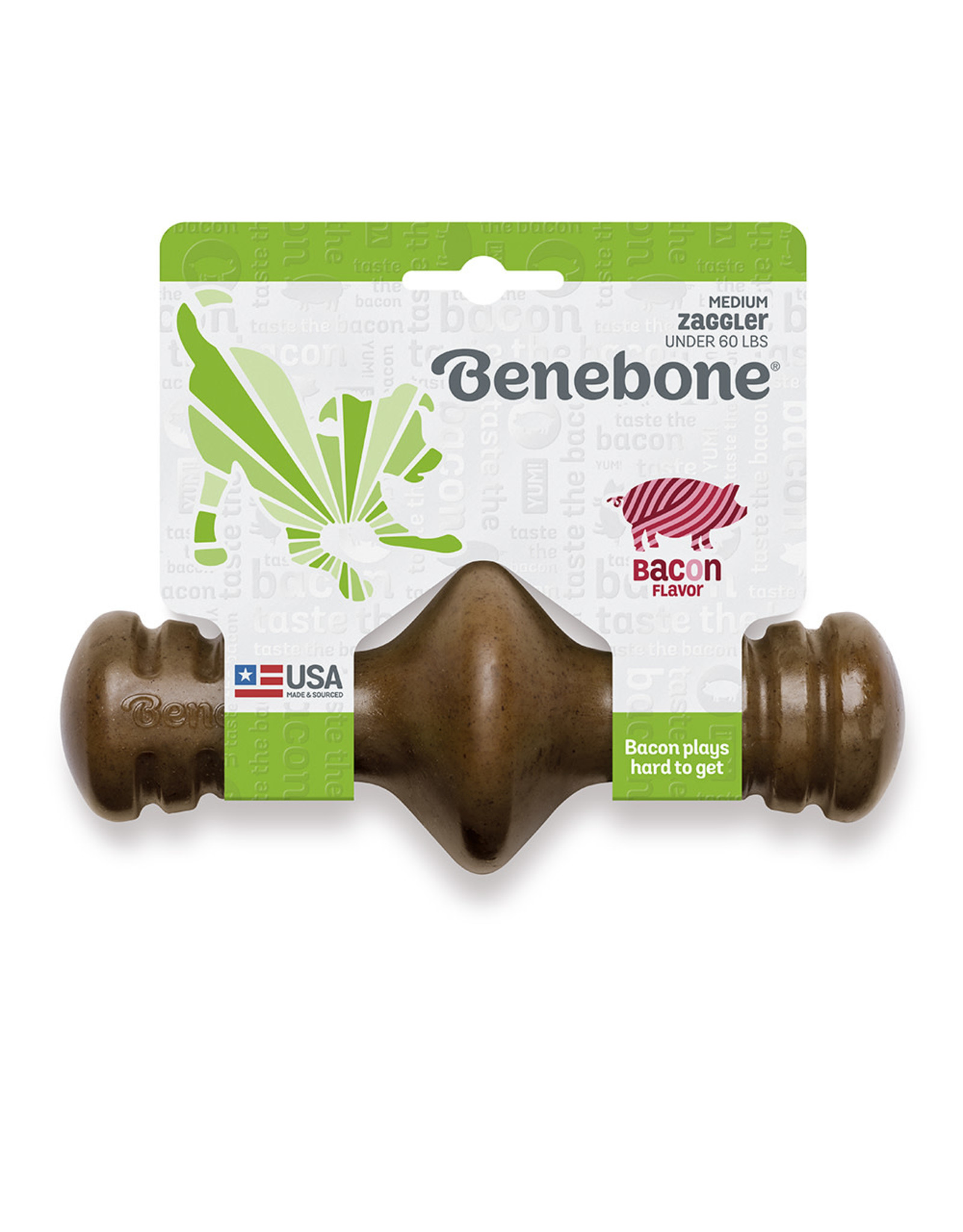 Benebone Benebone Zaggler Chew: Bacon