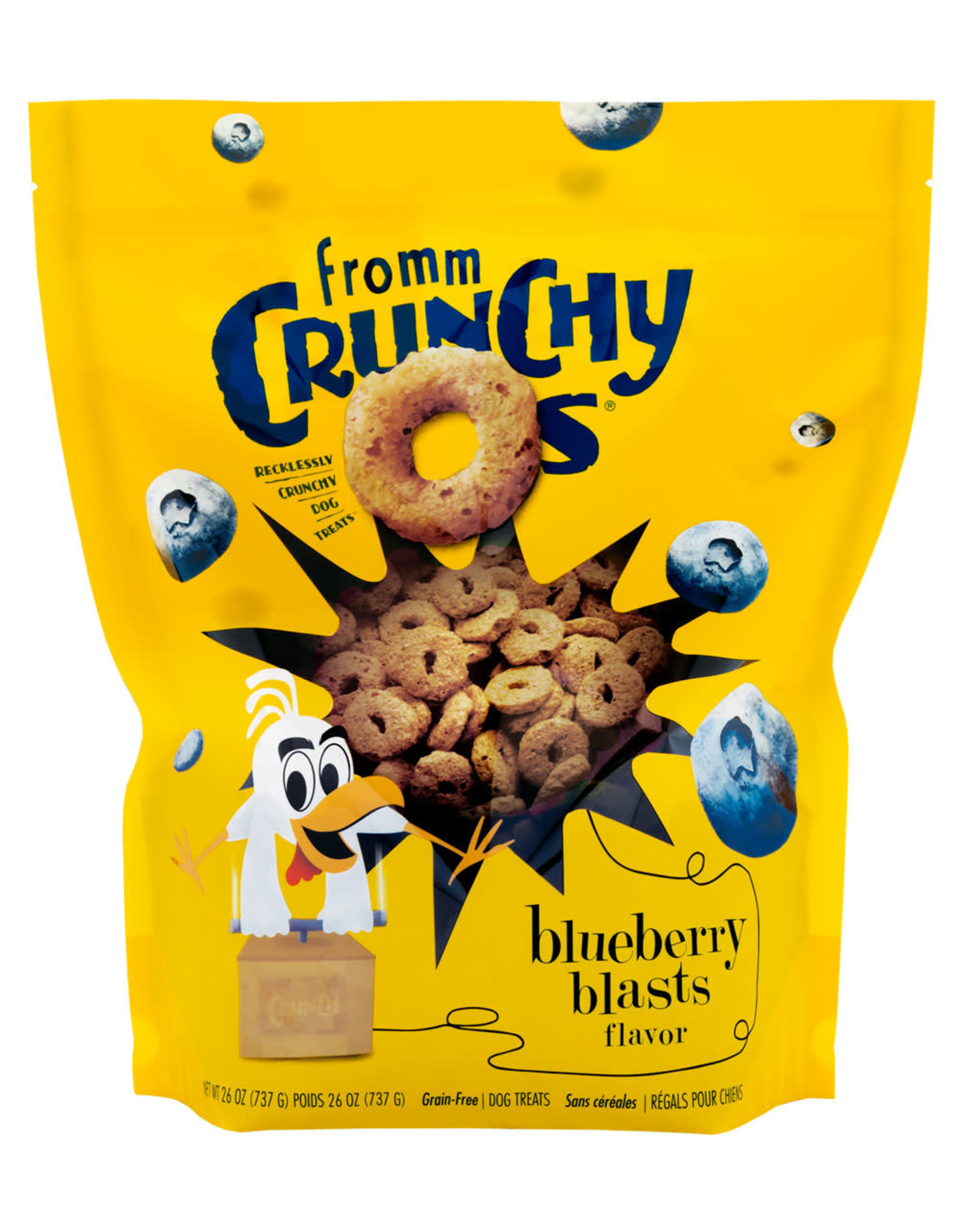 Fromm Fromm Crunchy O's: Blueberry Blasts, 26 oz