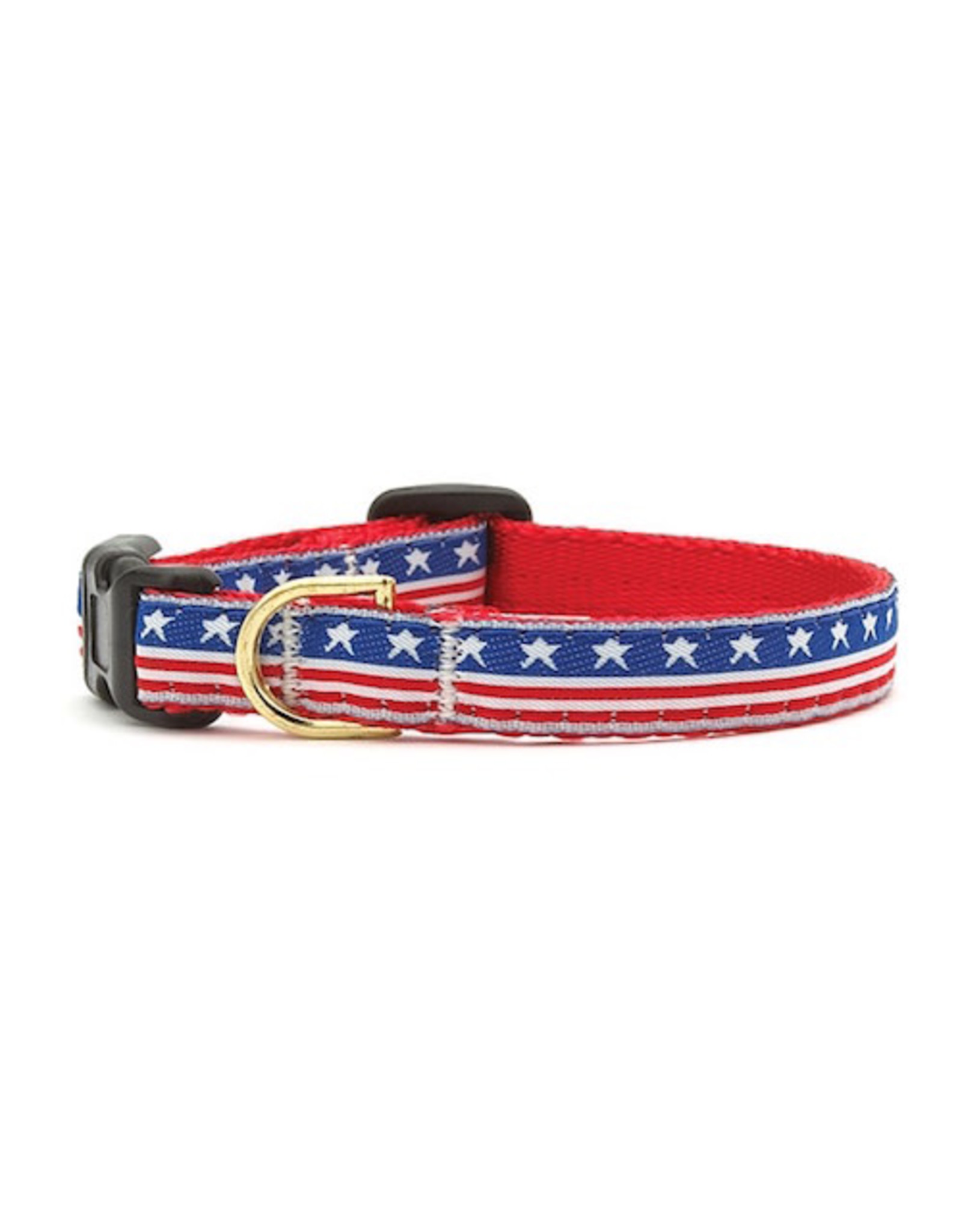 Up Country Stars and Stripes Collar: Wide, L