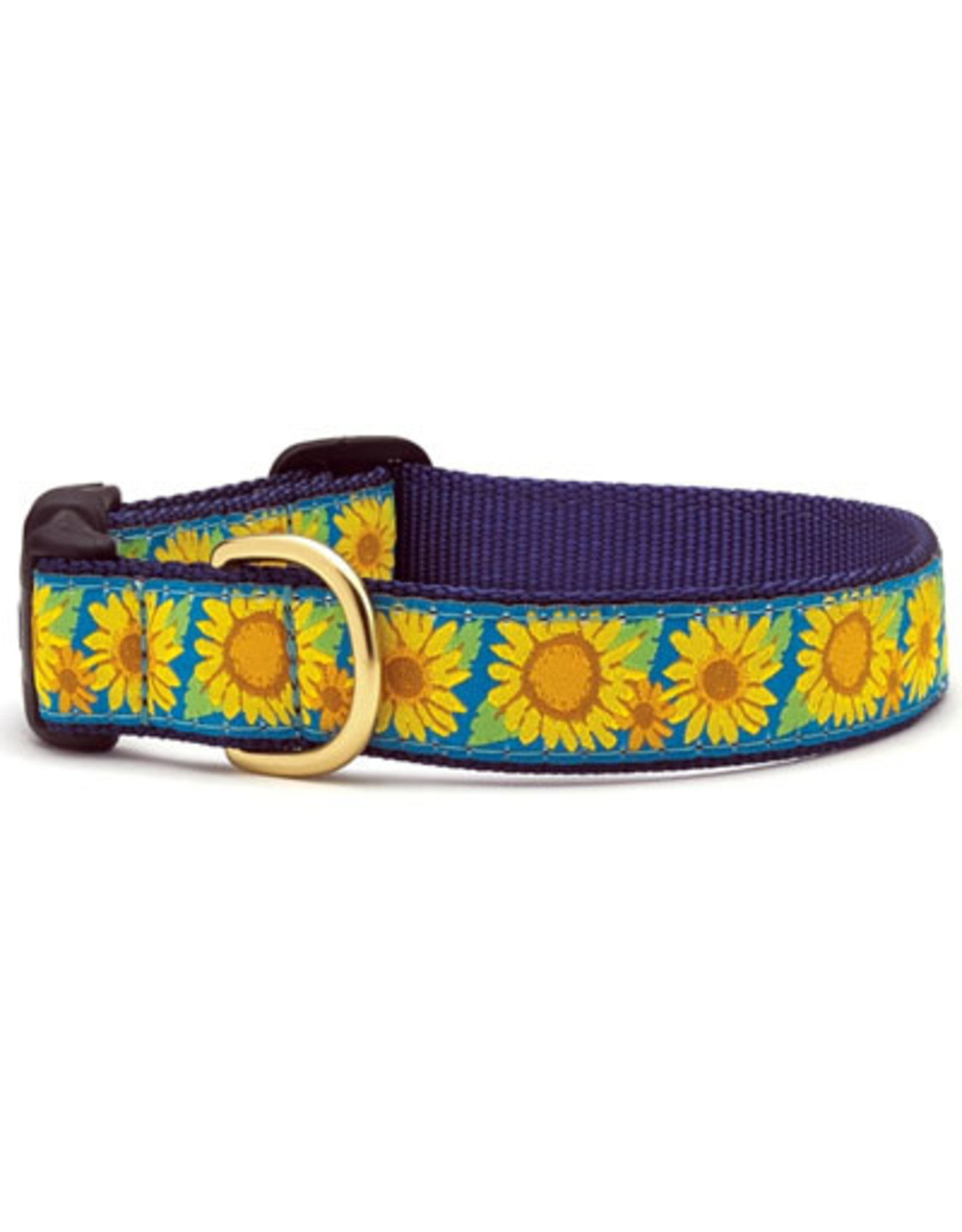 Up Country Bright Sunflower Collar: Wide, L