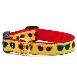 Up Country Shady Dog Collar: Wide, M