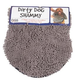 Dog Gone Smart Pet Products Dirty Dog Shammy Towel: Grey, os