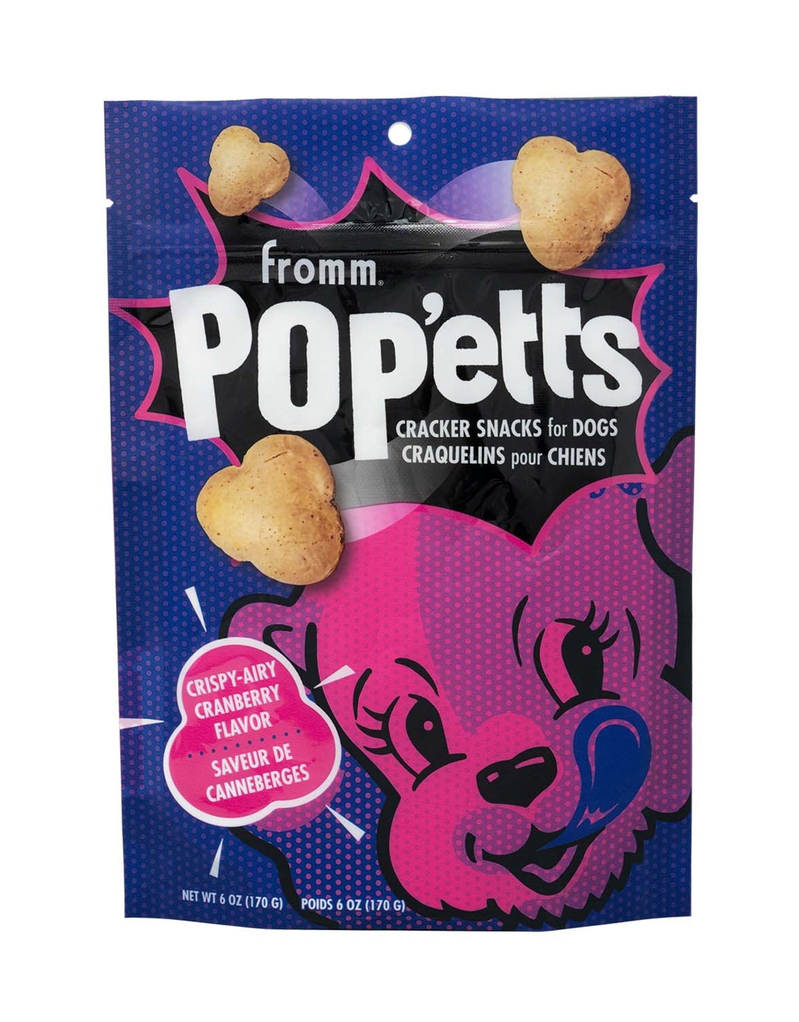 Fromm Fromm Pop'etts: Crispy-Airy Cranberry, 6 oz