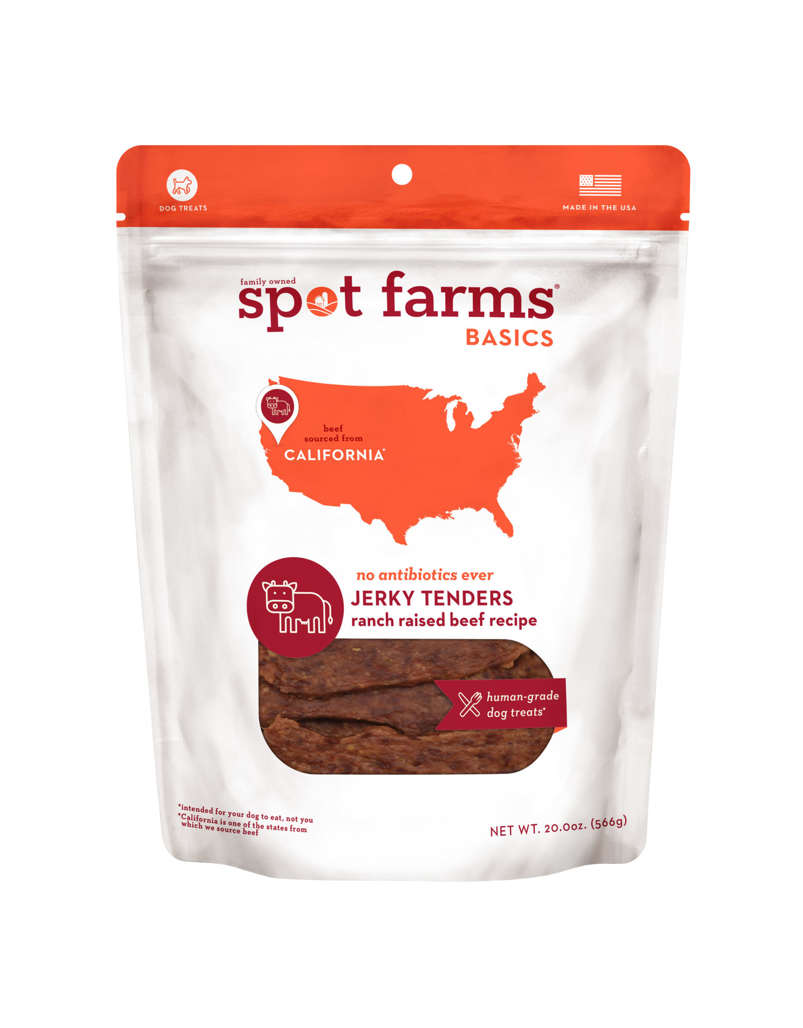 Spot Farms Spot Farms Basics: Beef Jerky Tenders, 20oz