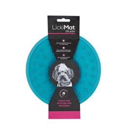 LickiMat LickiMat Splash: w/ Suction Cup, Turquoise