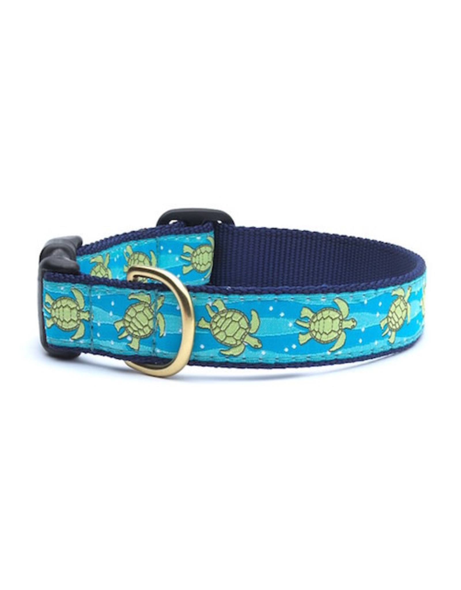 Up Country Sea Turtles Collar: Wide, L