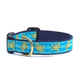 Up Country Sea Turtles Collar: Wide, L