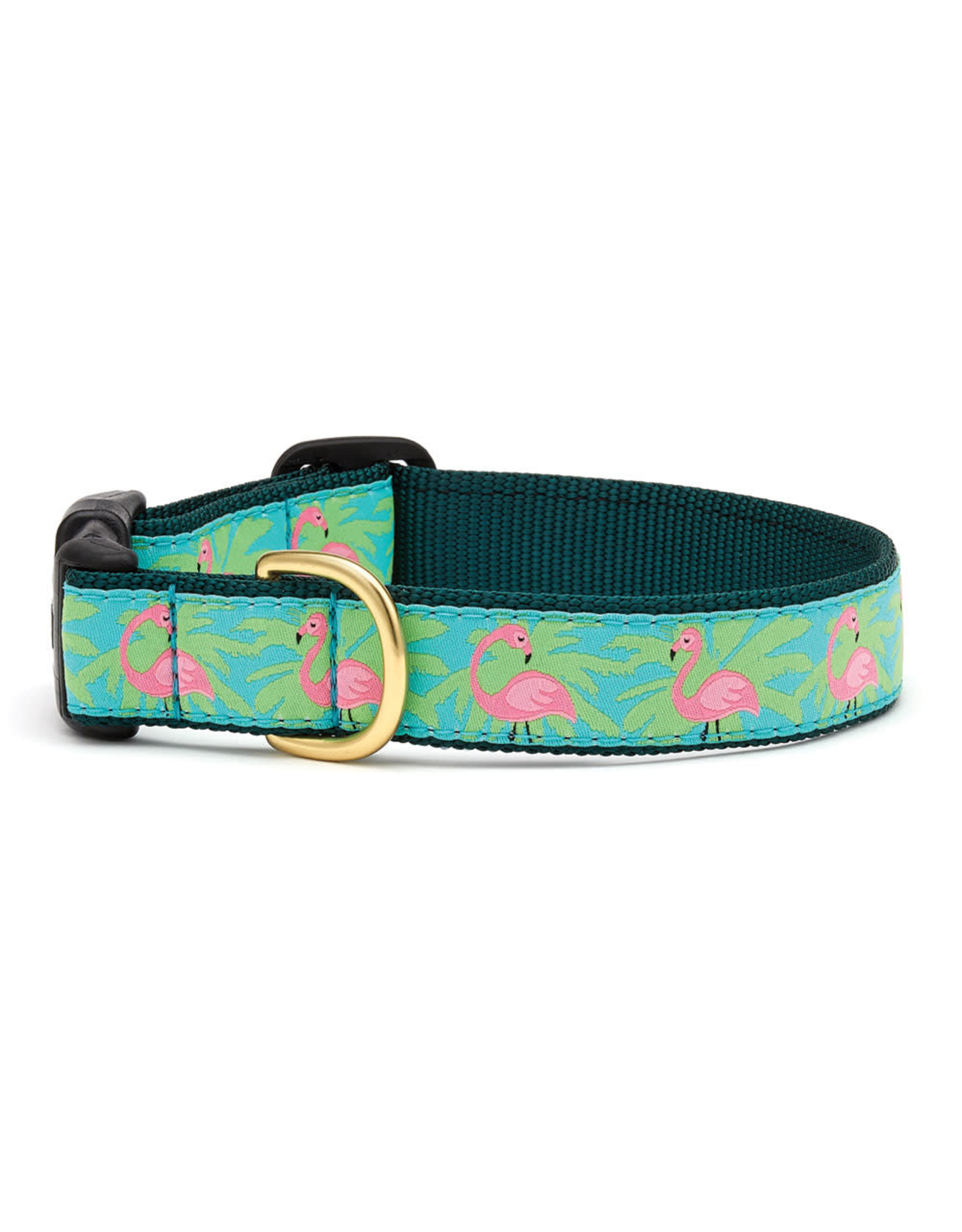 Up Country Flamingo Collar: Wide, L