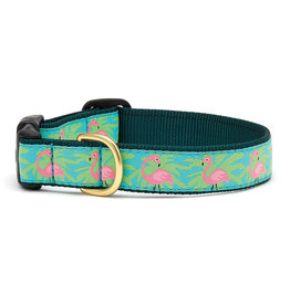 Up Country Flamingo Collar: Wide, M