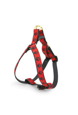 Up Country Red Black Paw Harness: Narrow, XS